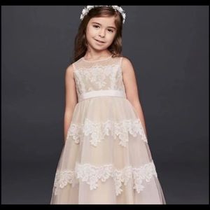 David’s bridal flower girl dress